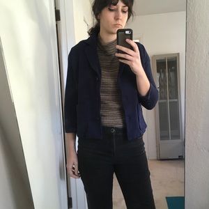 Store closing - Vintage navy blue blazer